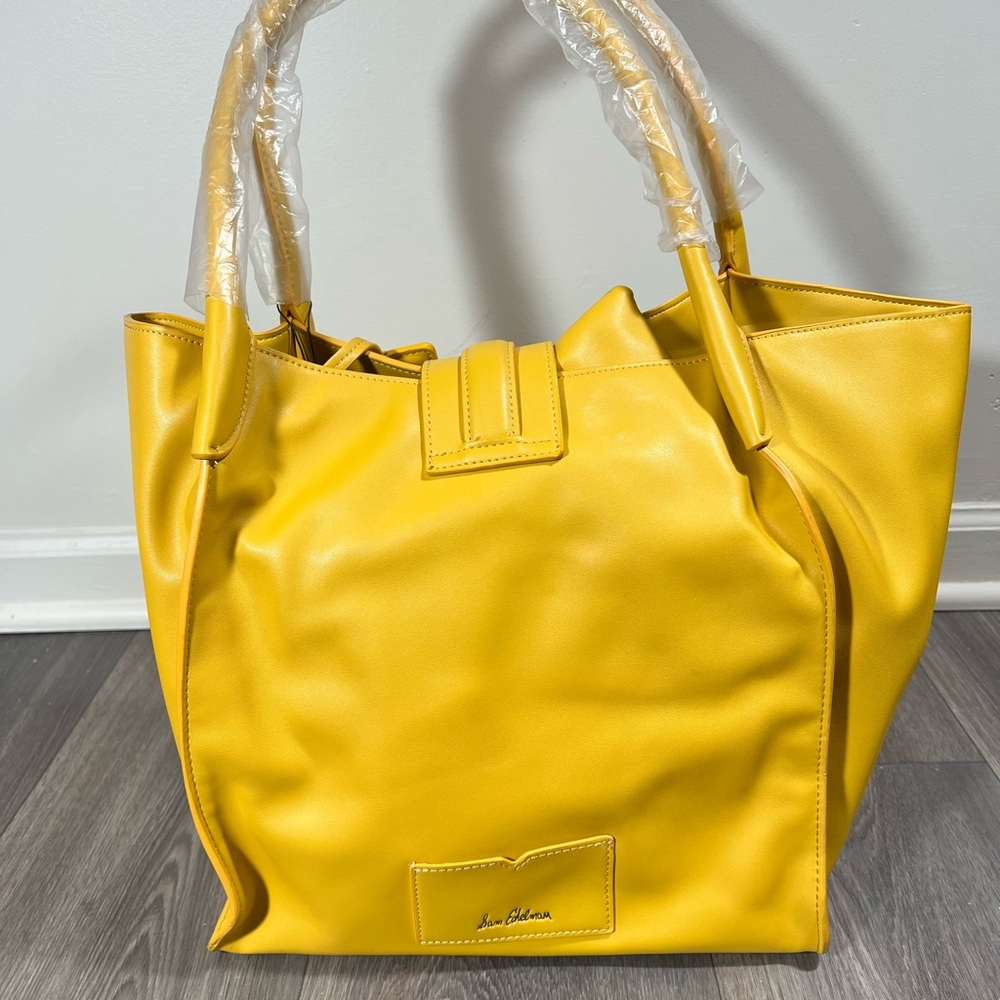Sam Edelman Weylyn Tote Tuscan Yellow NWT - Picture 2 of 8